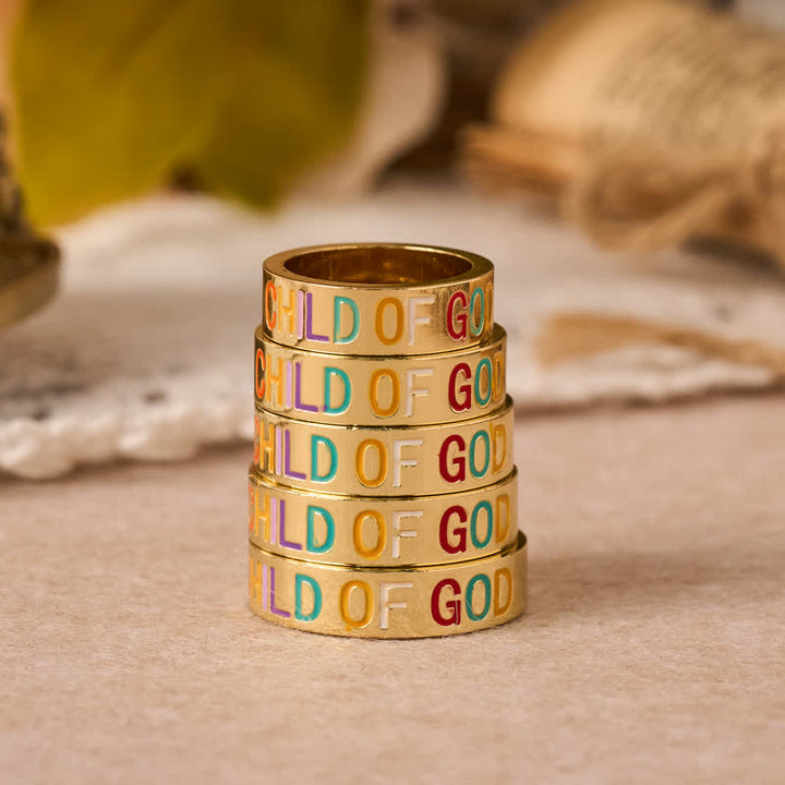 FREE Today: Lettered Child Of God Band Ring: Mark of Unwavering Heavenly Love - image 3