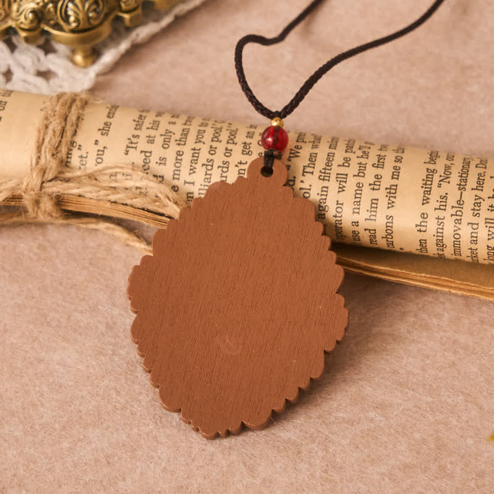 FREE Today: Wooden-Framed Glass Nativity Pendant Necklace: Symbol of Tender Heavenly Grace - image 5