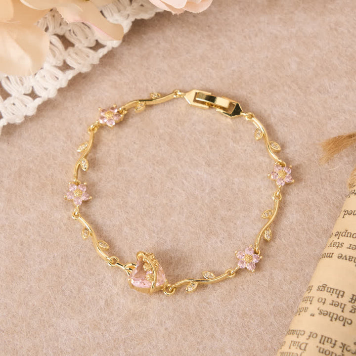 FREE Today: Ornate Brass Sacred Heart Vine Bracelet: Emblem of Tender Heavenly Devotion - Pink - Sacred Heart B - image 14