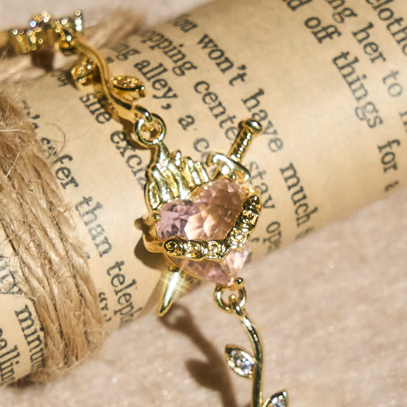 FREE Today: Ornate Brass Sacred Heart Vine Bracelet: Emblem of Tender Heavenly Devotion - image 17