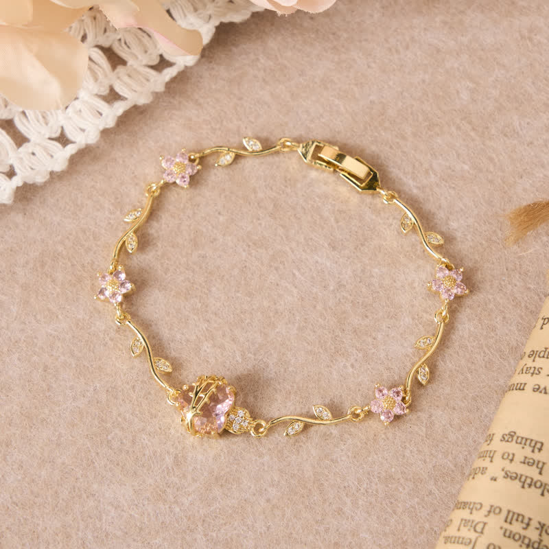 Christianartworkshop Ornate Brass Sacred Heart Vine Bracelet: Emblem of Tender Heavenly Devotion - Pink - Sacred Heart D - image 12