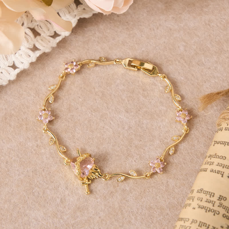 FREE Today: Ornate Brass Sacred Heart Vine Bracelet: Emblem of Tender Heavenly Devotion - Pink - Sacred Heart C - image 16