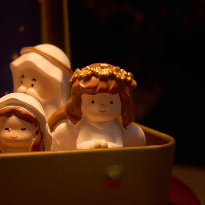 FREE Today: Portable Tin Box Nativity Resin Scene: Keepsake of Silent Holy Night - image 6