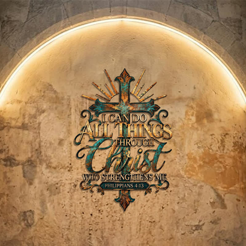 Christianartworkshop Intricate Carved Metal Cross Wall Decor: Emblem of Unfailing Spiritual Fortitude - image 2