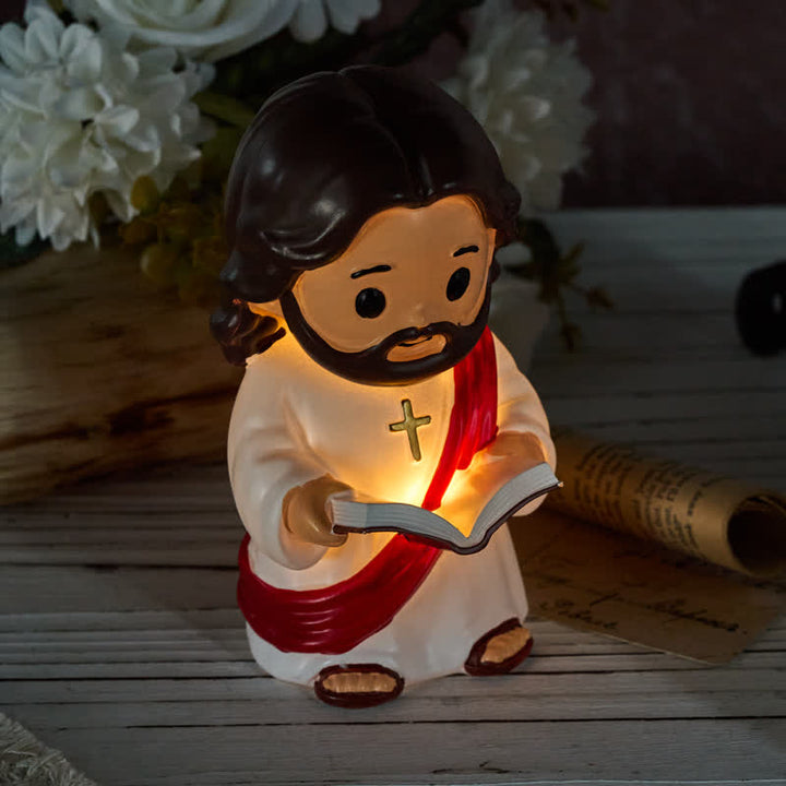 Christianartworkshop Soft Glow Resin Jesus Night Light: Bearer of Calming Divine Comfort - image 1