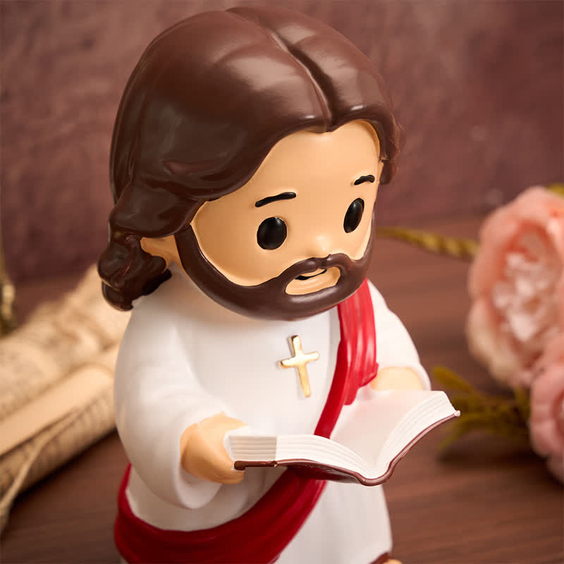 Christianartworkshop Soft Glow Resin Jesus Night Light: Bearer of Calming Divine Comfort - image 4