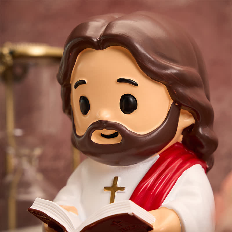 Christianartworkshop Soft Glow Resin Jesus Night Light: Bearer of Calming Divine Comfort - image 5