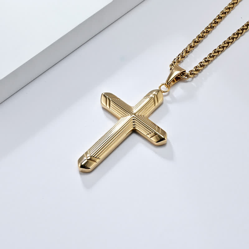 FREE Today: Linear Engraved Titanium Cross Pendant: Keepsake of Sincere Devoted Remembrance - image 15