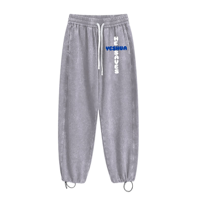Christianartworkshop Blush Street Ease Drawstring Washed Sweatpants - image 10