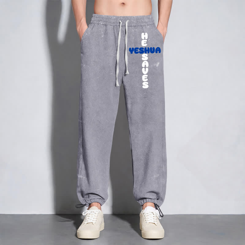 Christianartworkshop Blush Street Ease Drawstring Washed Sweatpants - image 14