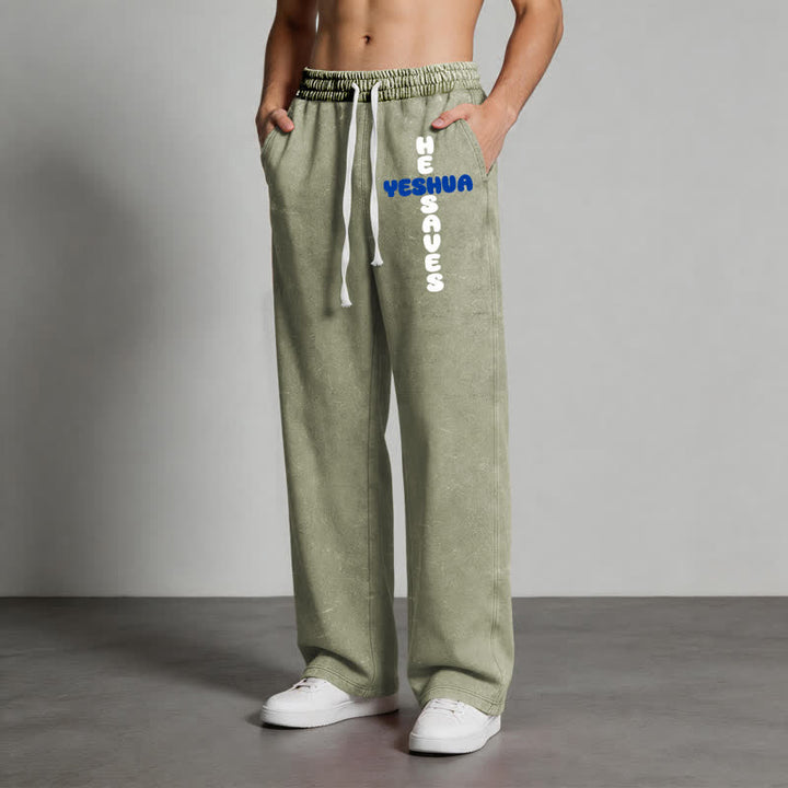 Christianartworkshop Blush Street Ease Drawstring Washed Sweatpants - image 36