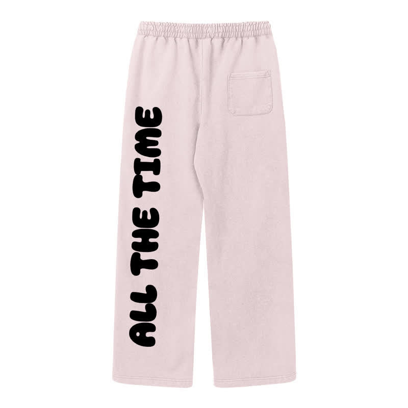 Christianartworkshop Blush Good Is Good Statement Washed Sweatpants - image 1