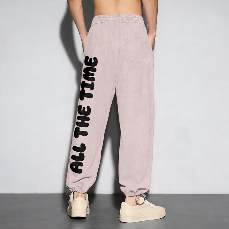 Christianartworkshop Blush Good Is Good Statement Washed Sweatpants - image 7