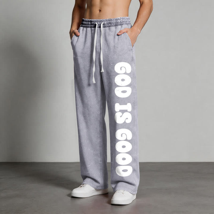 Christianartworkshop Blush Good Is Good Statement Washed Sweatpants - image 36