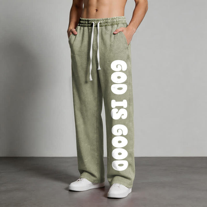Christianartworkshop Blush Good Is Good Statement Washed Sweatpants - image 28