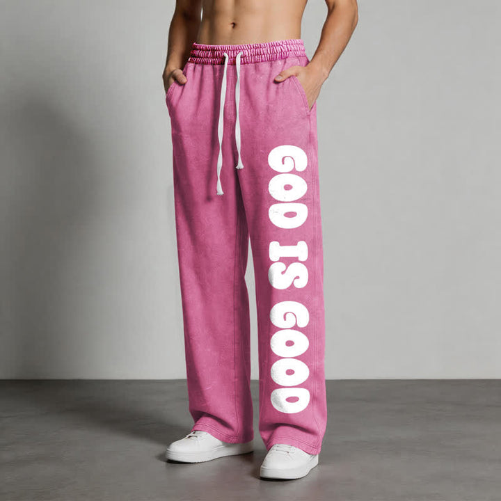Christianartworkshop Blush Good Is Good Statement Washed Sweatpants - image 20