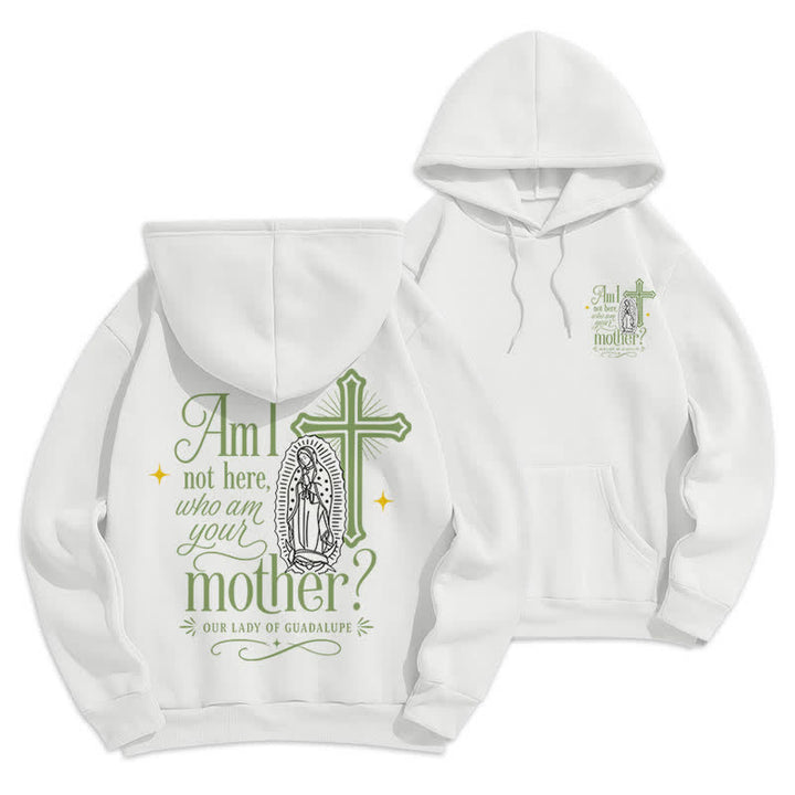 Christianartworkshop Our Lady Of Guadalupe Streetwear Fleece Lined White Hoodie - White - 2XL - image 0