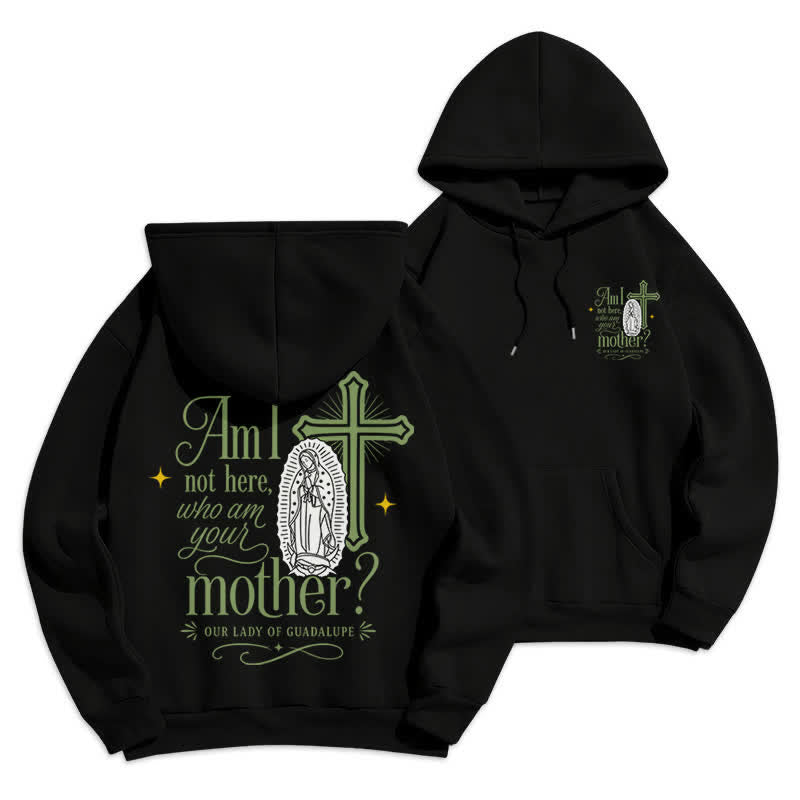 Christianartworkshop Our Lady Of Guadalupe Streetwear Fleece Lined White Hoodie - image 12