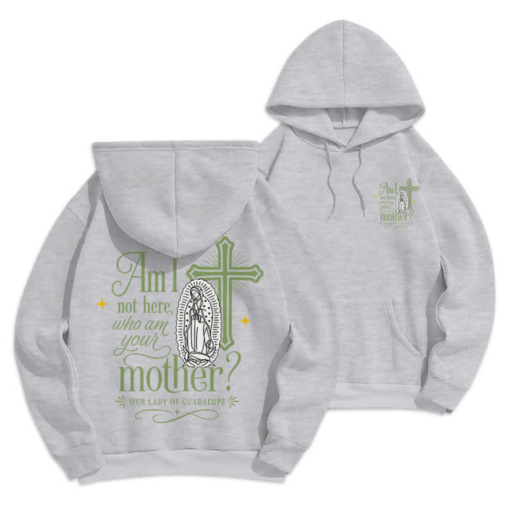 Christianartworkshop Our Lady Of Guadalupe Streetwear Fleece Lined White Hoodie - Grey - 2XL - image 15
