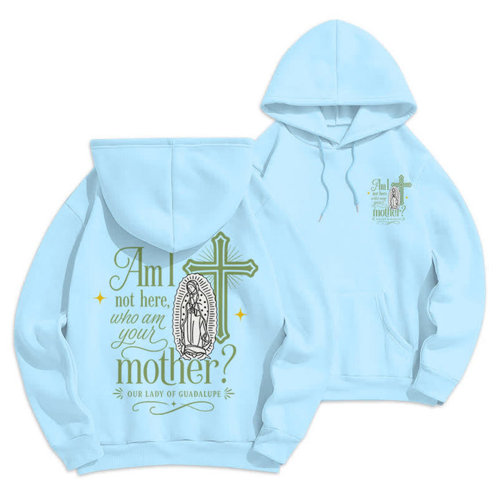 Christianartworkshop Our Lady Of Guadalupe Streetwear Fleece Lined White Hoodie - Blue - 2XL - image 18