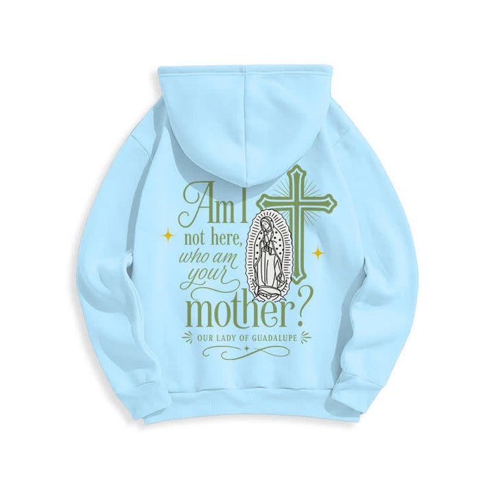 Christianartworkshop Our Lady Of Guadalupe Streetwear Fleece Lined White Hoodie - image 19