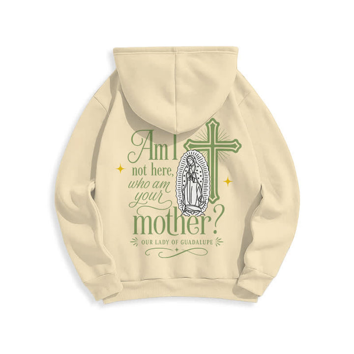 Christianartworkshop Our Lady Of Guadalupe Streetwear Fleece Lined White Hoodie - image 22