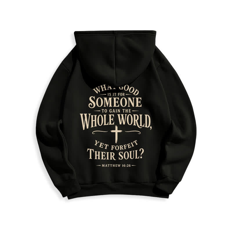 Christianartworkshop God Is Good Fleece Lined White Streetwear Hoodie - image 7