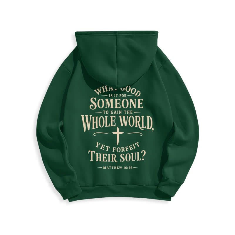 Christianartworkshop God Is Good Fleece Lined White Streetwear Hoodie - image 13