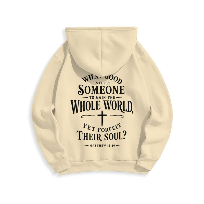 Christianartworkshop God Is Good Fleece Lined White Streetwear Hoodie - image 22