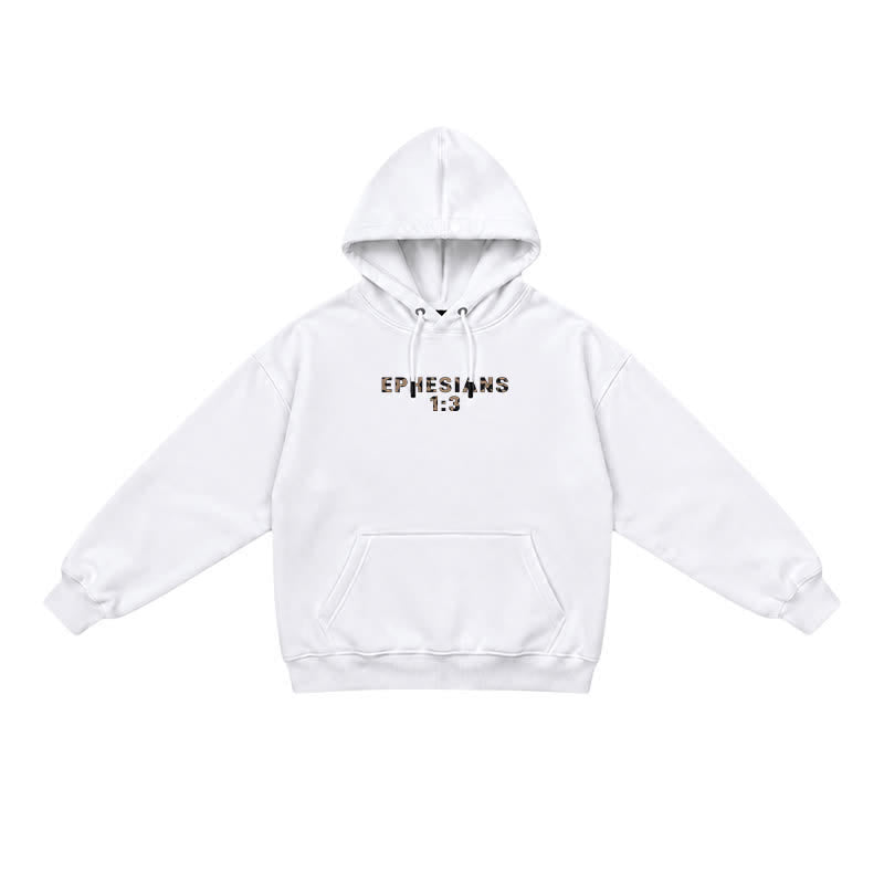Christianartworkshop Blessed Camo Ephesians 1:3 Statement French Terry Hoodie - image 5