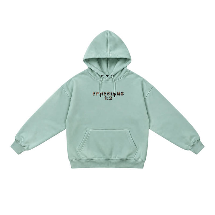 Christianartworkshop Blessed Camo Ephesians 1:3 Statement French Terry Hoodie - image 21