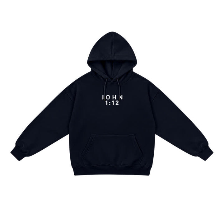Christianartworkshop Child Of God John 1:12 Statement French Terry Hoodie - image 2