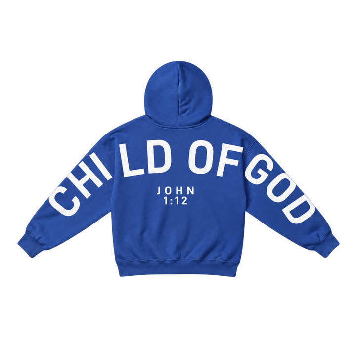 Christianartworkshop Child Of God John 1:12 Statement French Terry Hoodie - image 23
