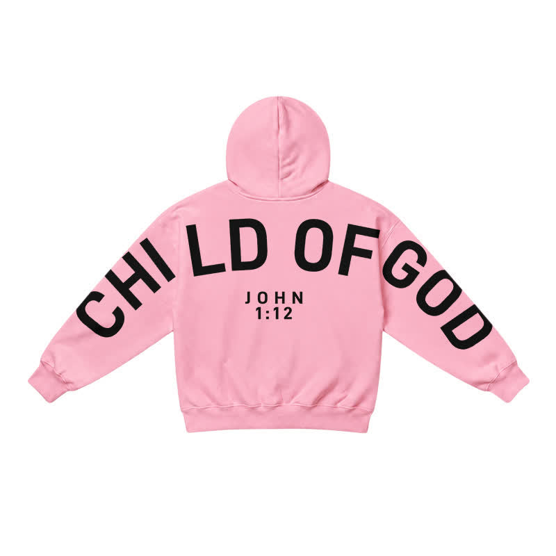 Christianartworkshop Child Of God John 1:12 Statement French Terry Hoodie - image 29