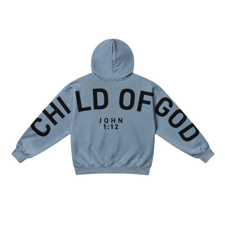 Christianartworkshop Child Of God John 1:12 Statement French Terry Hoodie - image 35
