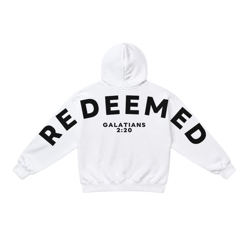 Christianartworkshop Redeemed Galatians 2:20 Statement French Terry Hoodie - image 1