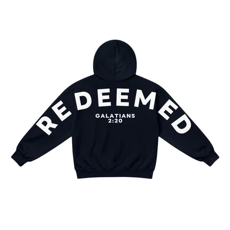 Christianartworkshop Redeemed Galatians 2:20 Statement French Terry Hoodie - image 8