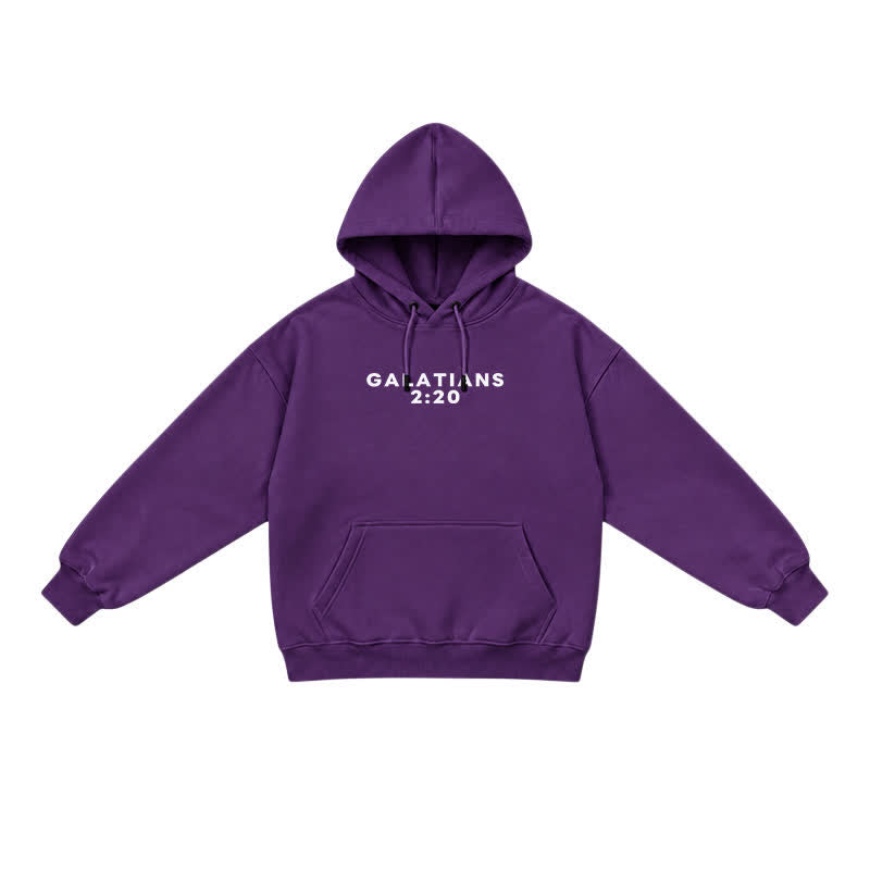 Christianartworkshop Redeemed Galatians 2:20 Statement French Terry Hoodie - image 18