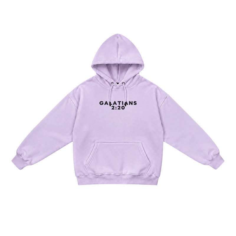 Christianartworkshop Redeemed Galatians 2:20 Statement French Terry Hoodie - image 30