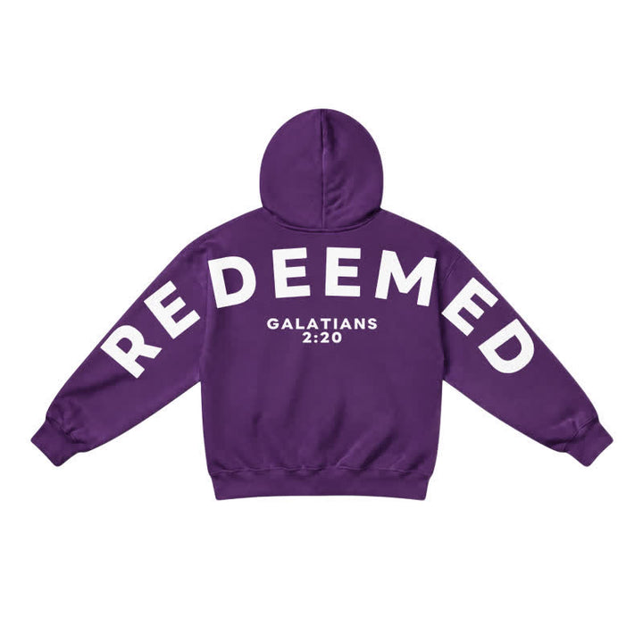Christianartworkshop Redeemed Galatians 2:20 Statement French Terry Hoodie - image 17