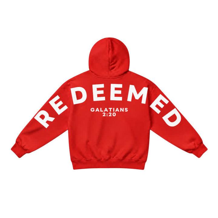Christianartworkshop Redeemed Galatians 2:20 Statement French Terry Hoodie - image 14