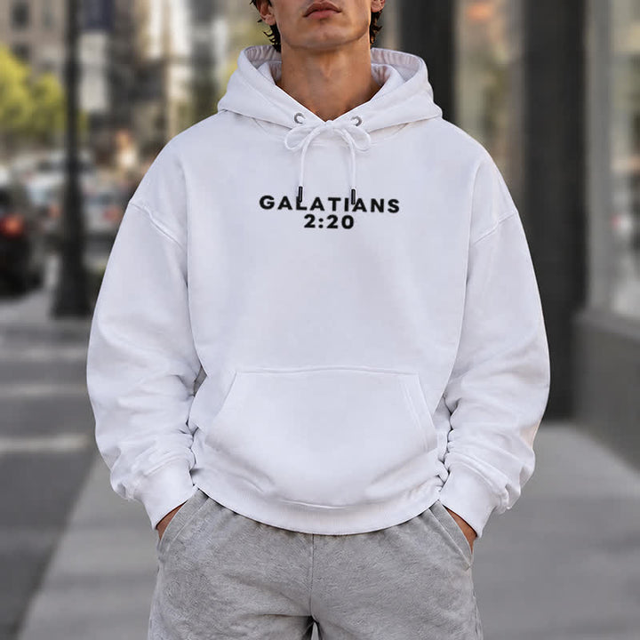 Christianartworkshop Redeemed Galatians 2:20 Statement French Terry Hoodie - image 4