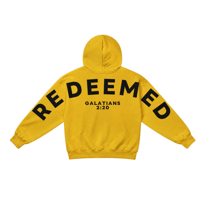 Christianartworkshop Redeemed Galatians 2:20 Statement French Terry Hoodie - image 26