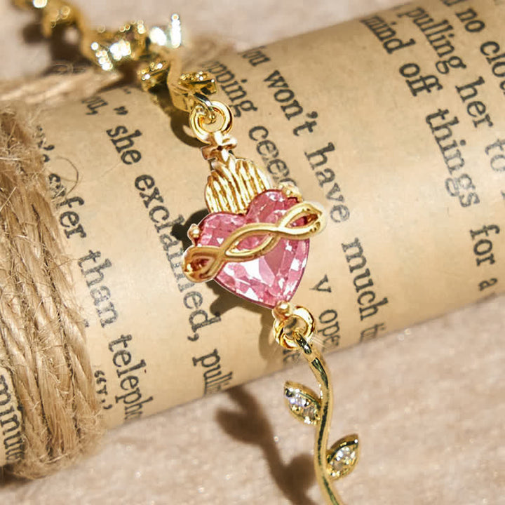 Christianartworkshop Ornate Brass Sacred Heart Vine Bracelet: Emblem of Tender Heavenly Devotion - image 18