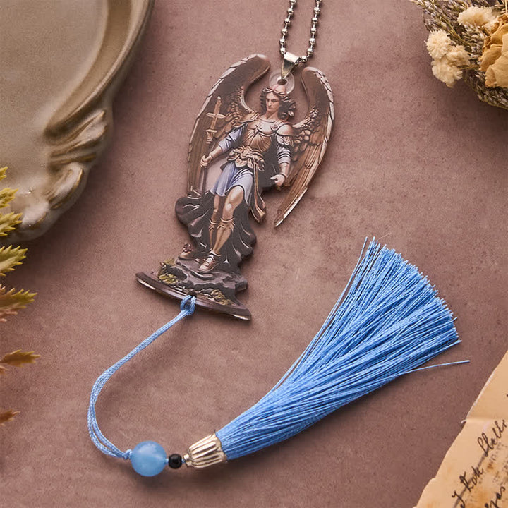 Christianartworkshop Archangel Michael Acrylic Hanging Ornament: Emblem of Heavenly Safeguard - image 2