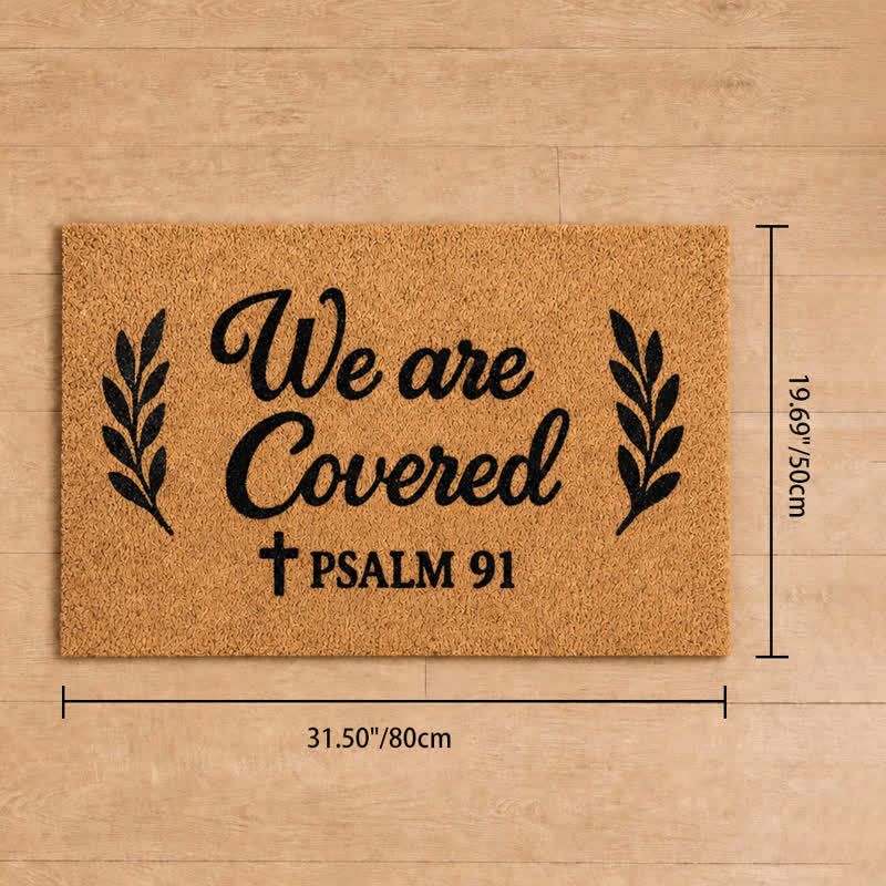 Christianartworkshop Farmhouse We Are Covered Entry Doormat - 19.69''*31.5''/50*80cm - image 9
