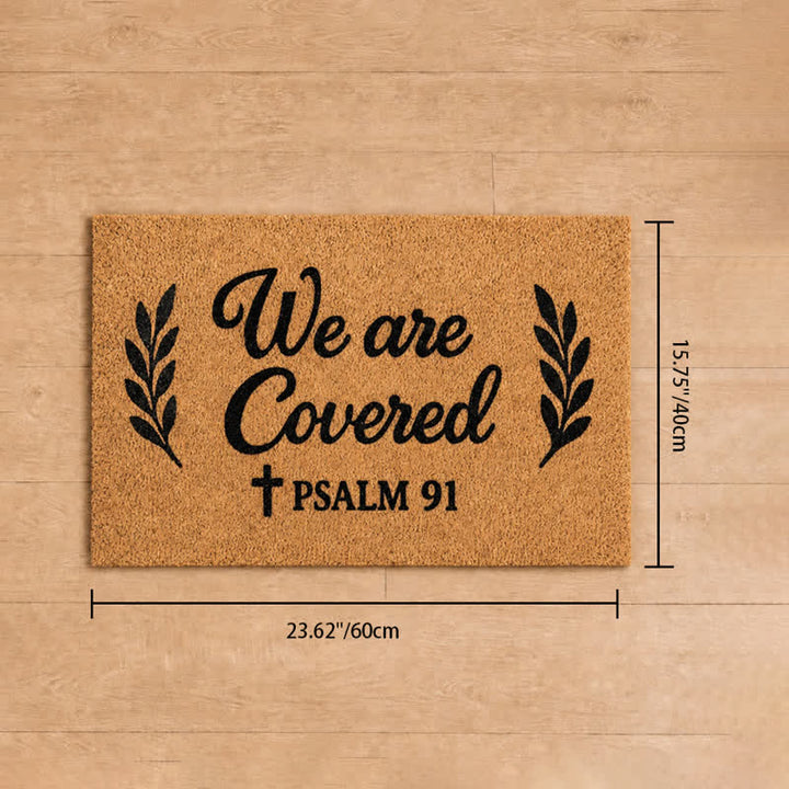 Christianartworkshop Farmhouse We Are Covered Entry Doormat - 15.75''*23.62''/40*60cm - image 8