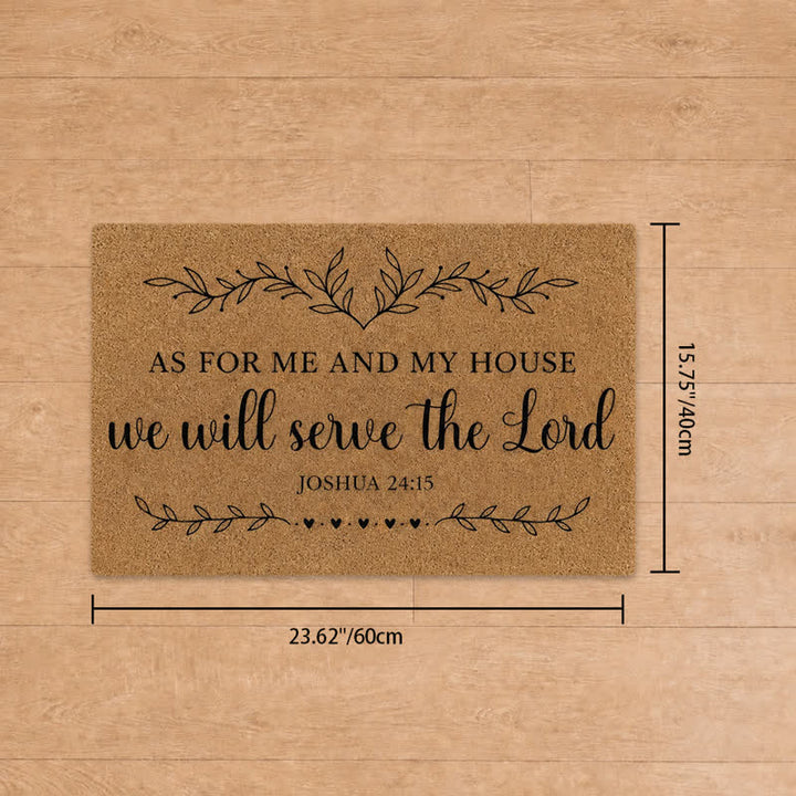 Christianartworkshop Heavy-Duty Artificial Coir Faith Verse Doormat - A - 15.75''*23.62''/40*60cm - image 8