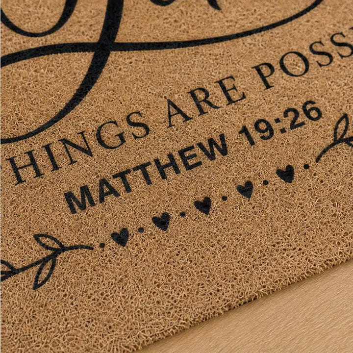 Christianartworkshop Heavy-Duty Artificial Coir Faith Verse Doormat - image 18