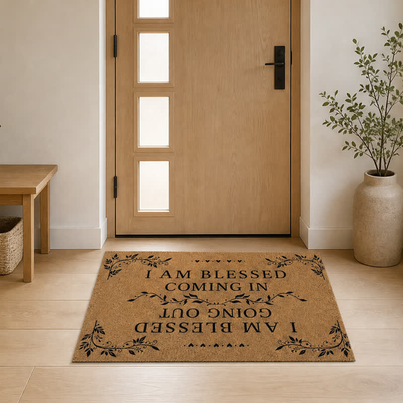 Christianartworkshop Heavy-Duty Artificial Coir Faith Verse Doormat - image 24